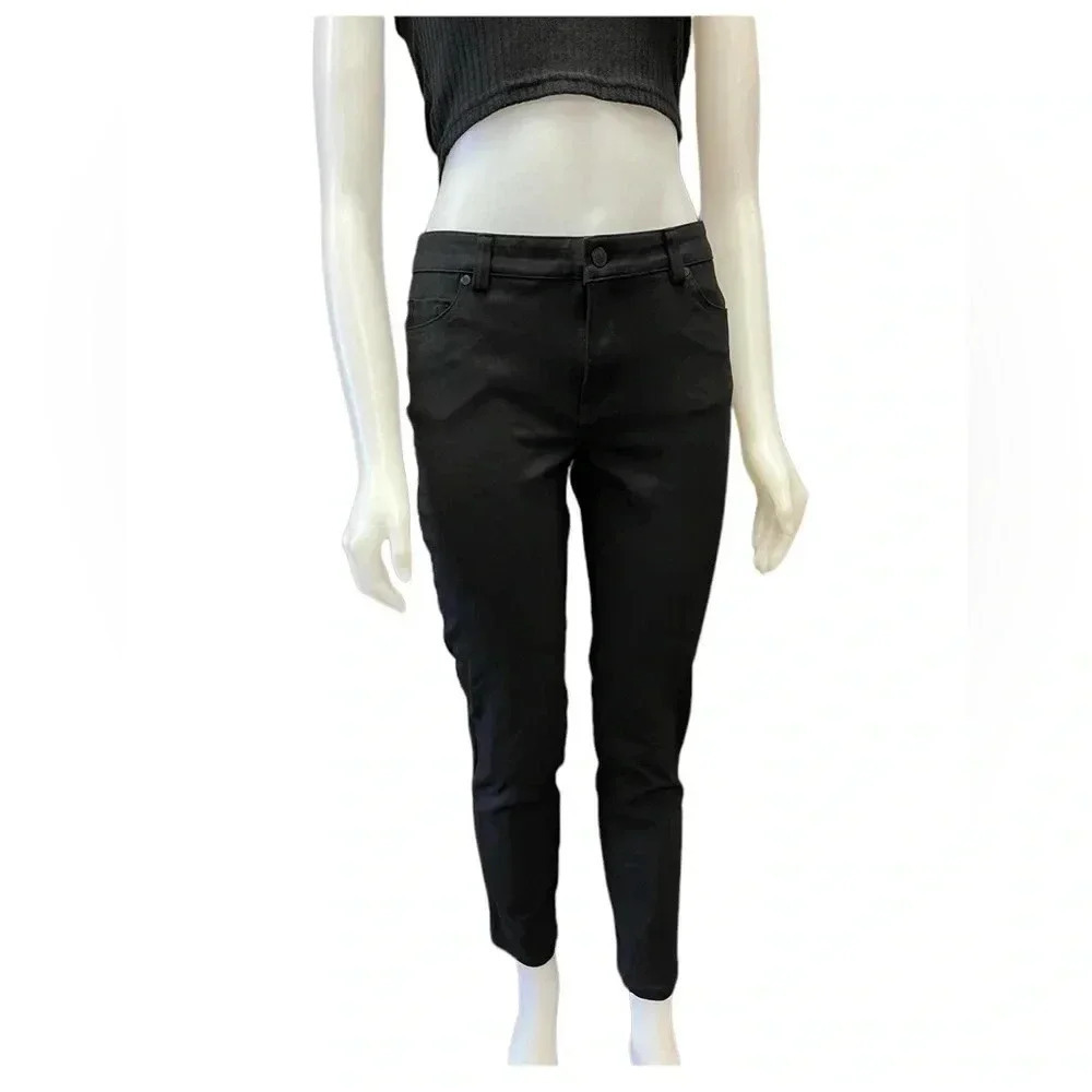 Karl Lagerfeld  Paris Slim Fit Black Size 8 Stretch Pants